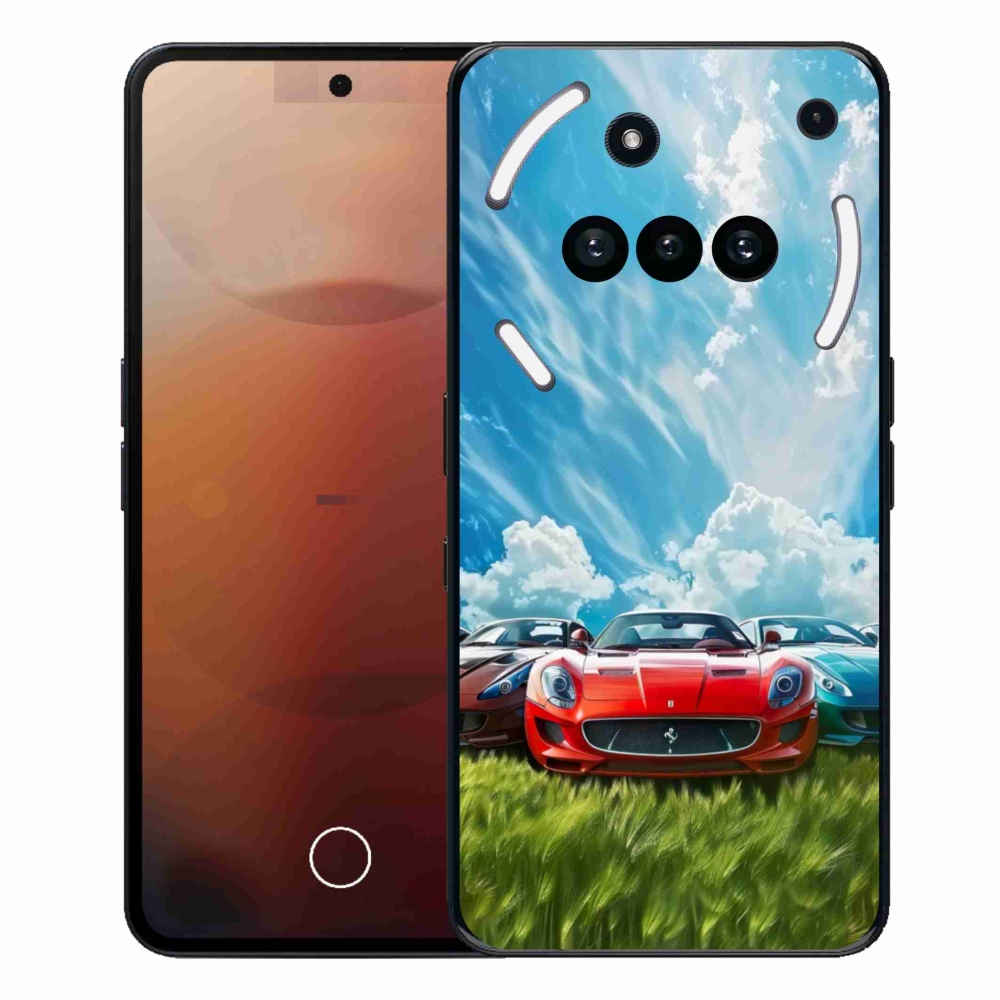 Gelový kryt mmCase na Nothing Phone (3a) - sportovní vozy