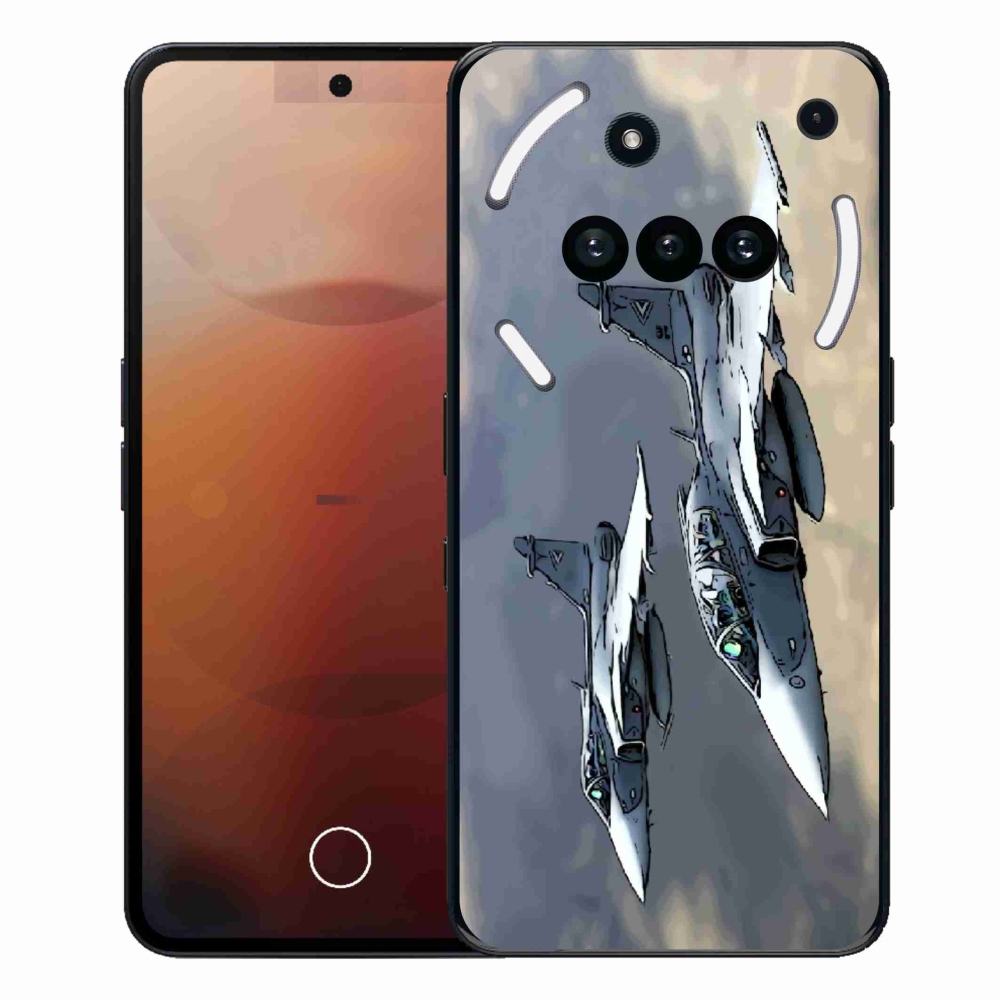Gelový kryt mmCase na Nothing Phone (3a) - stíhačky