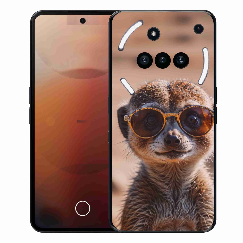 Gelový kryt mmCase na Nothing Phone (3a) - stylová surikata