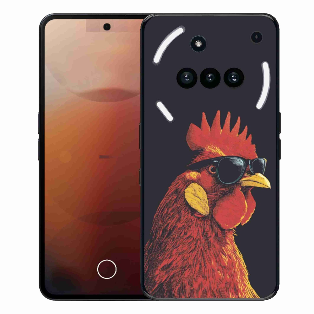 Gelový kryt mmCase na Nothing Phone (3a) - stylový kohout