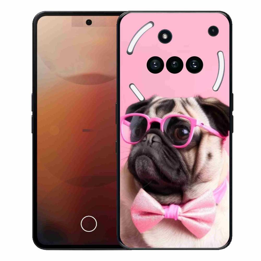 Gelový kryt mmCase na Nothing Phone (3a) - stylový mops
