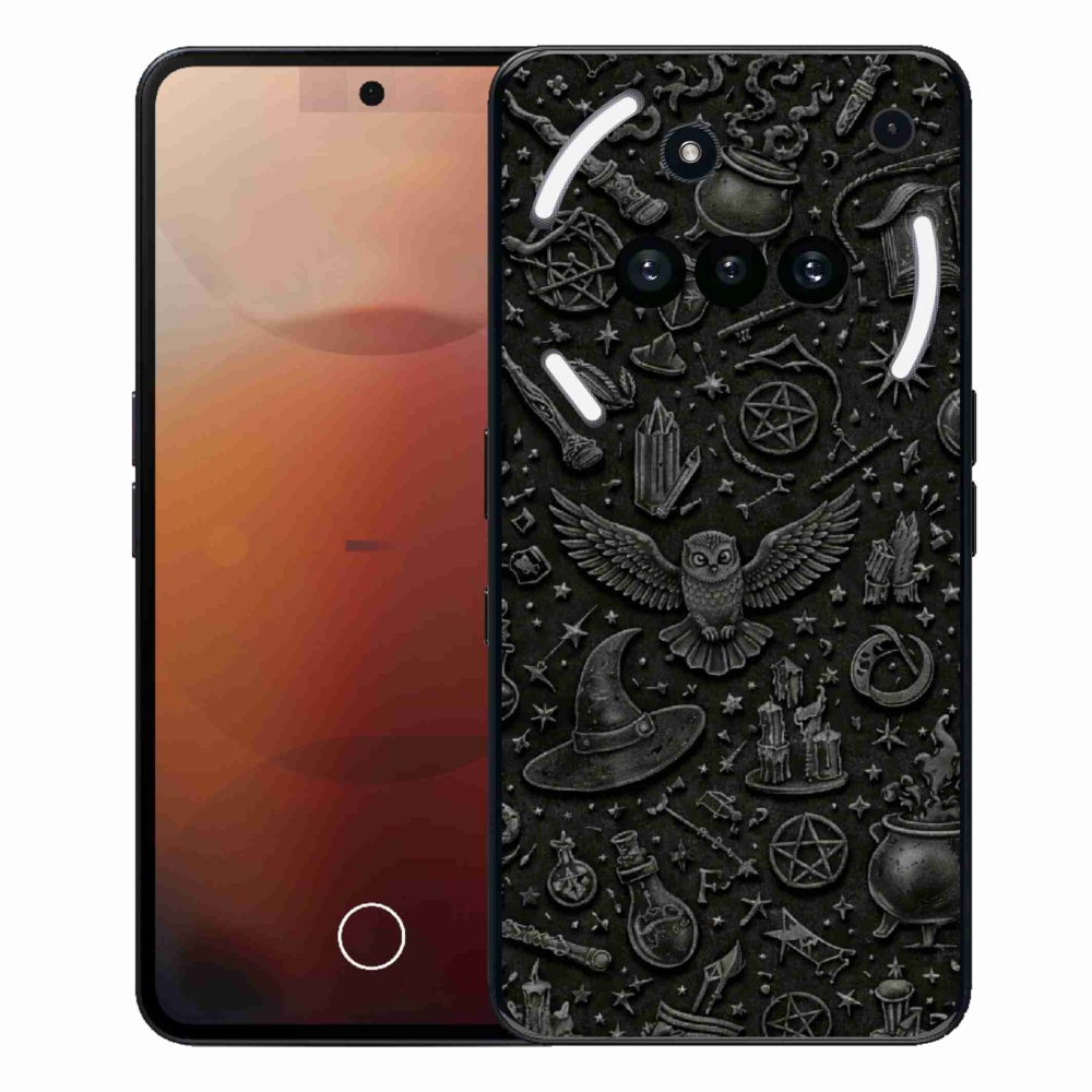 Gelový kryt mmCase na Nothing Phone (3a) - tmavý magický svět