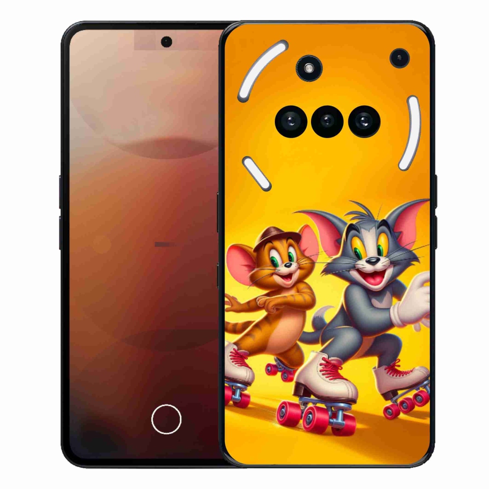 Gelový kryt mmCase na Nothing Phone (3a) - tom a jerry