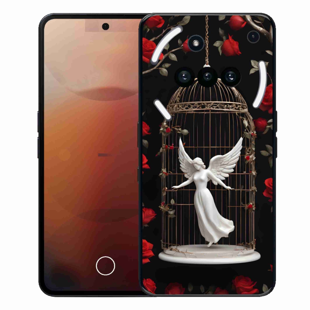 Gelový kryt mmCase na Nothing Phone (3a) - uvězněný anděl