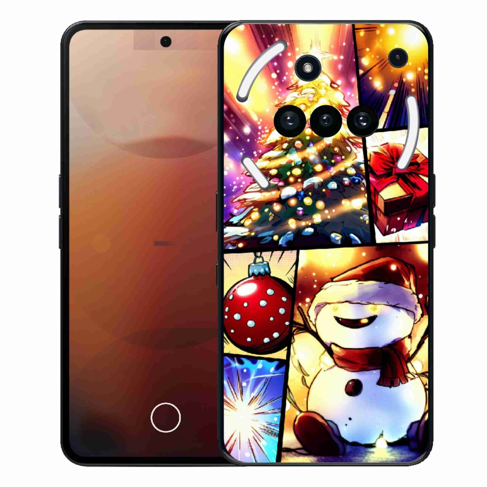 Gelový kryt mmCase na Nothing Phone (3a) - vánoční motivy 1