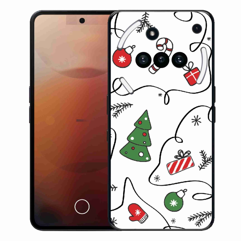 Gelový kryt mmCase na Nothing Phone (3a) - vánoční motivy
