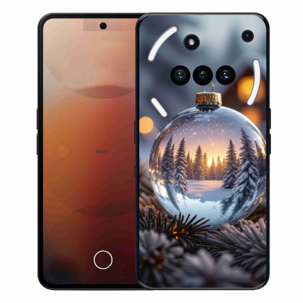 Gelový kryt mmCase na Nothing Phone (3a) - vánoční ozdoba