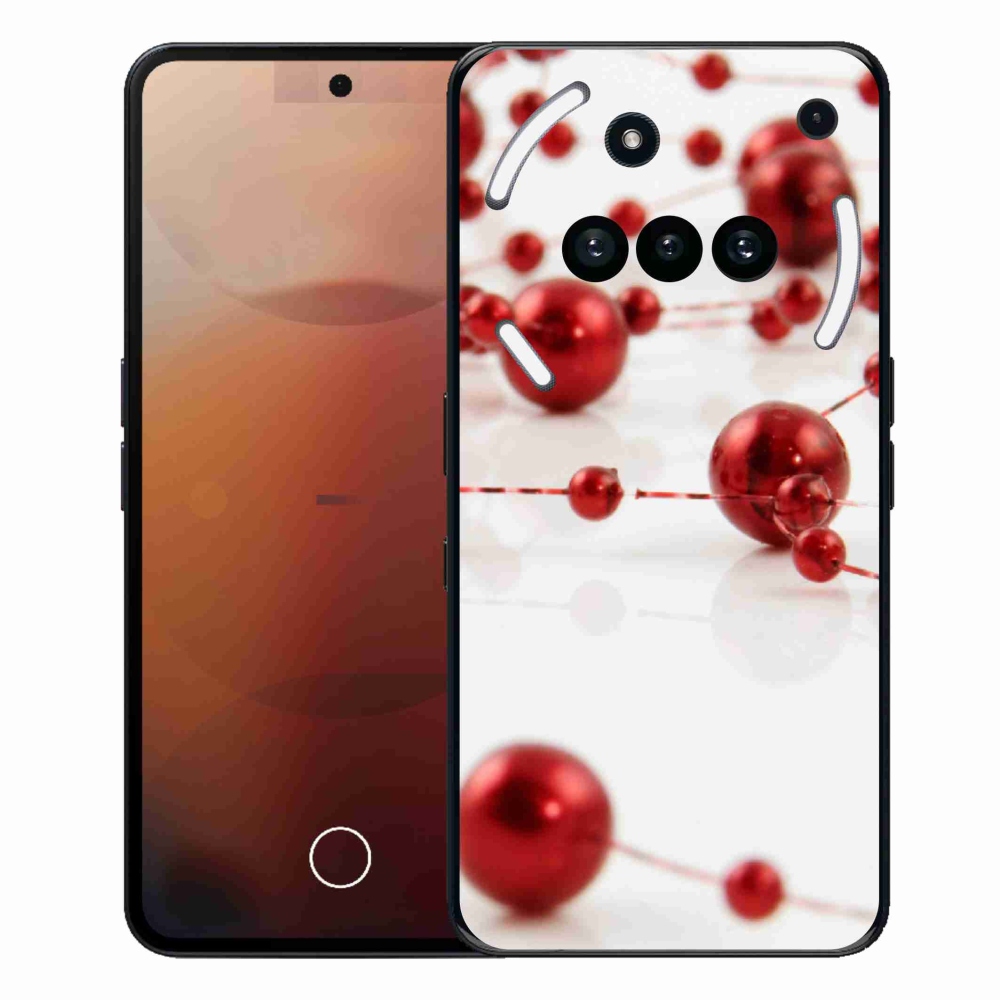 Gelový kryt mmCase na Nothing Phone (3a) - vánoční řetěz