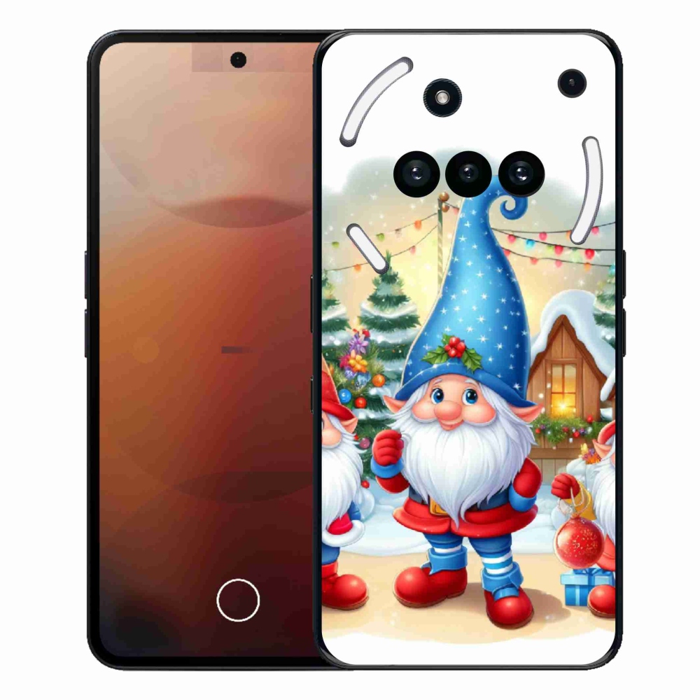 Gelový kryt mmCase na Nothing Phone (3a) - vánoční skřítci