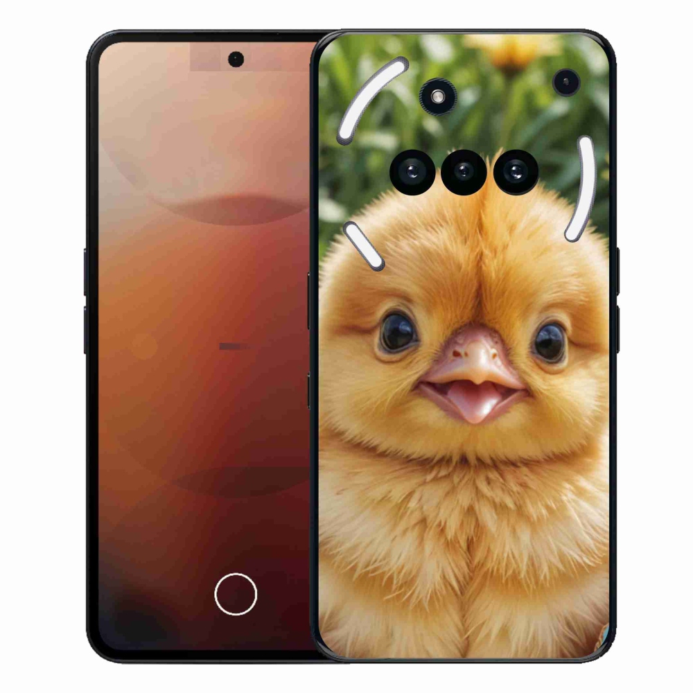 Gelový kryt mmCase na Nothing Phone (3a) - veselé kuřátko