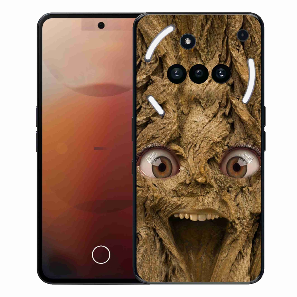 Gelový kryt mmCase na Nothing Phone (3a) - veselý strom s očima