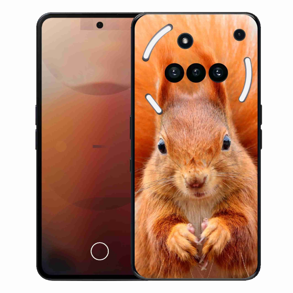 Gelový kryt mmCase na Nothing Phone (3a) - veverka