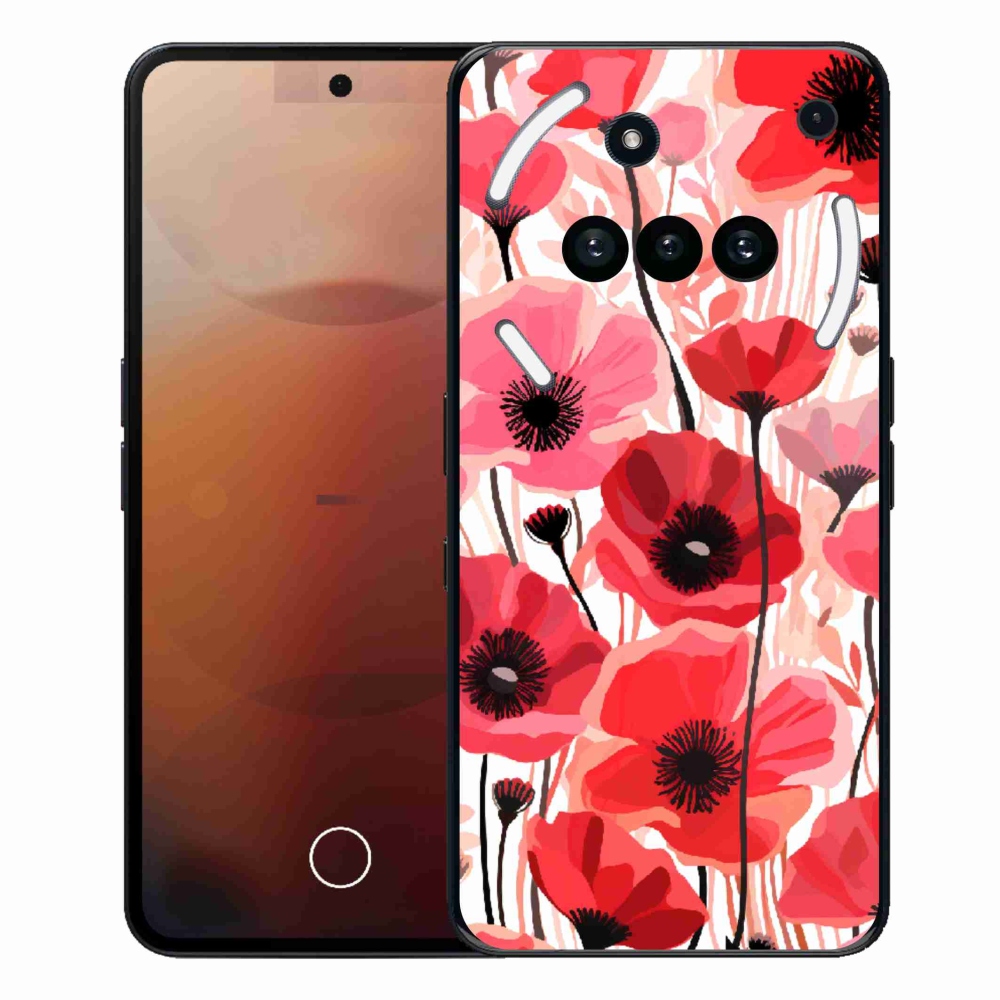 Gelový kryt mmCase na Nothing Phone (3a) - vlčí mák 1