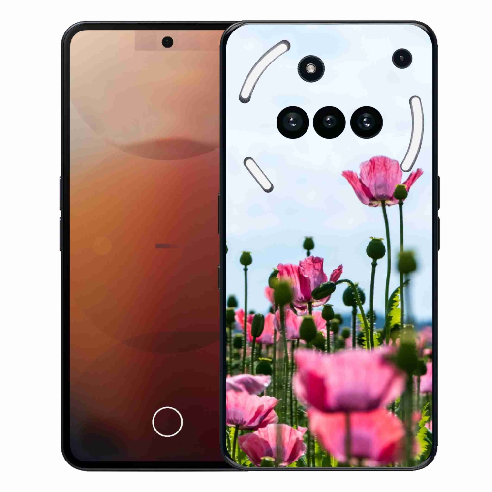 Gelový kryt mmCase na Nothing Phone (3a) - vlčí mák