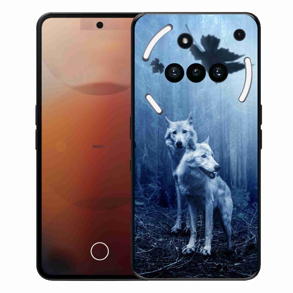 Gelový kryt mmCase na Nothing Phone (3a) - vlci v lese