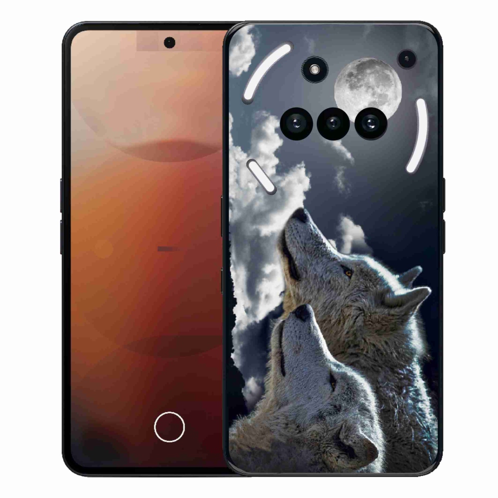 Gelový kryt mmCase na Nothing Phone (3a) - vlci