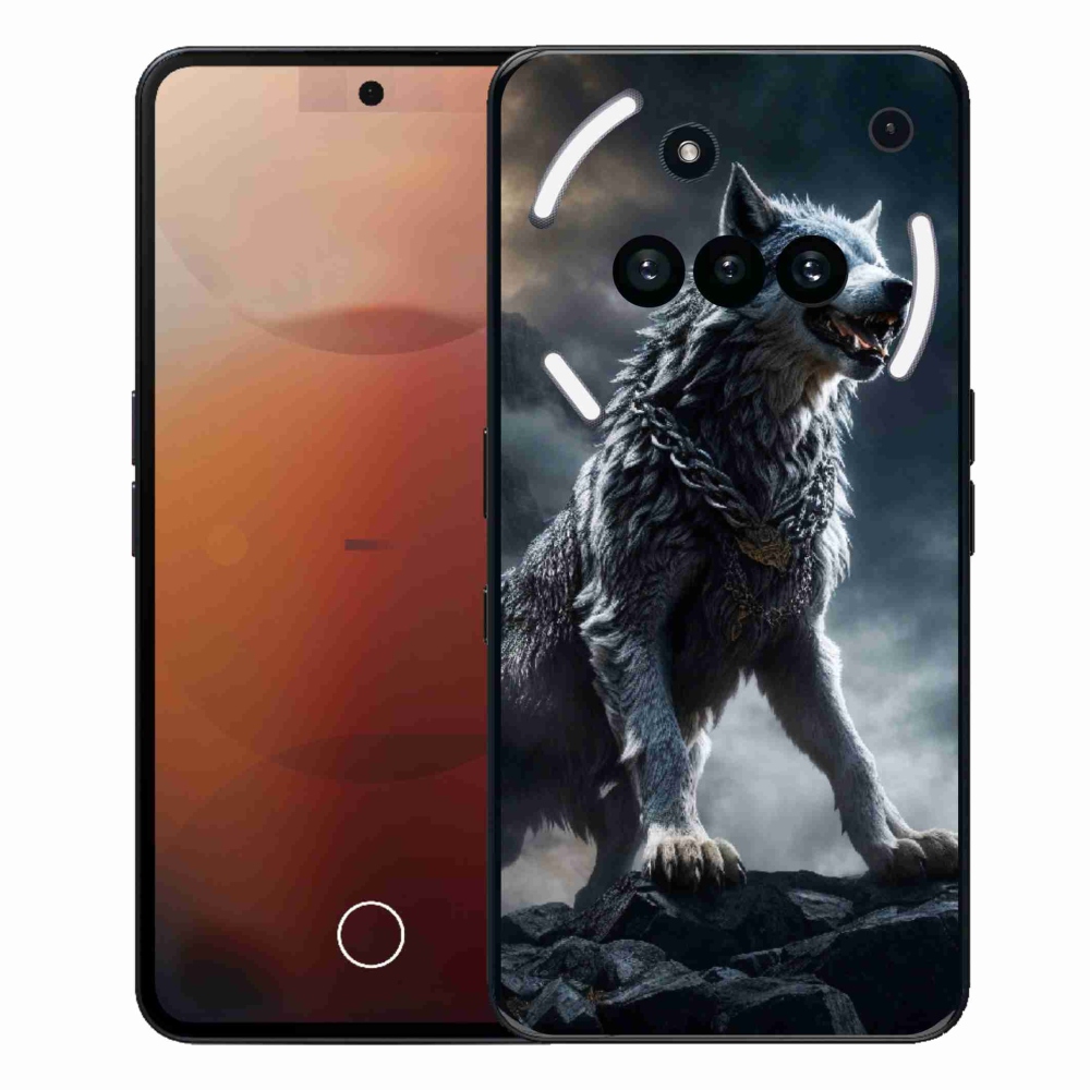 Gelový kryt mmCase na Nothing Phone (3a) - vlk 1