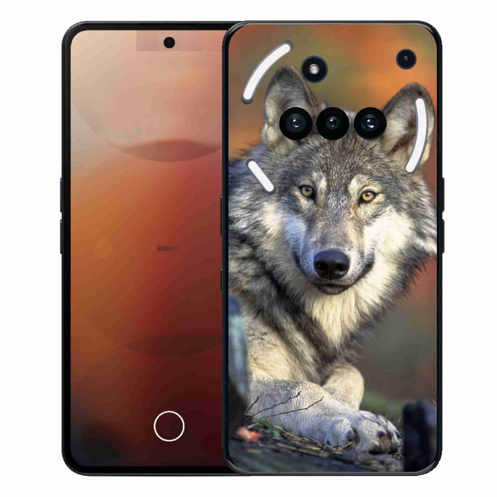 Gelový kryt mmCase na Nothing Phone (3a) - vlk