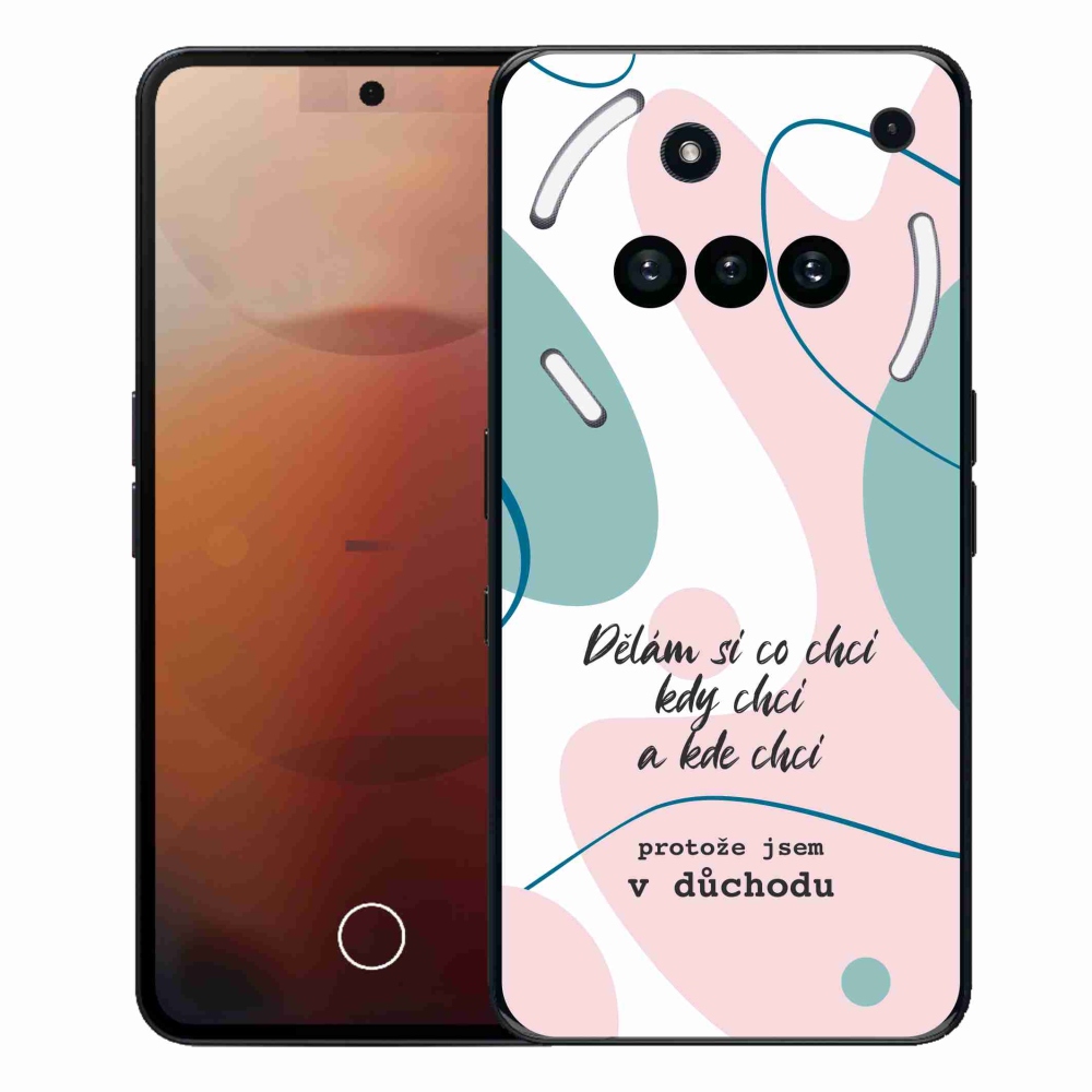 Gelový kryt mmCase na Nothing Phone (3a) - vtipný text 10 bílé pozadí