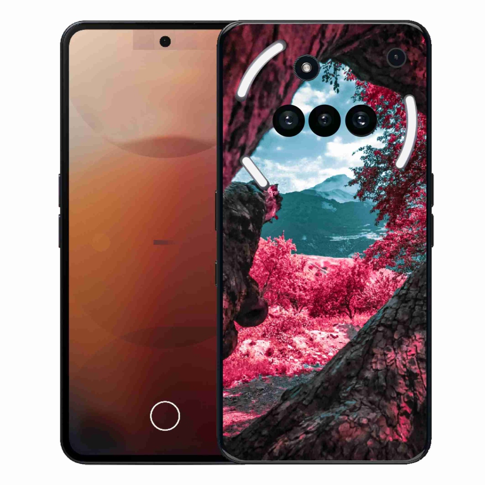 Gelový kryt mmCase na Nothing Phone (3a) - výhled na hory