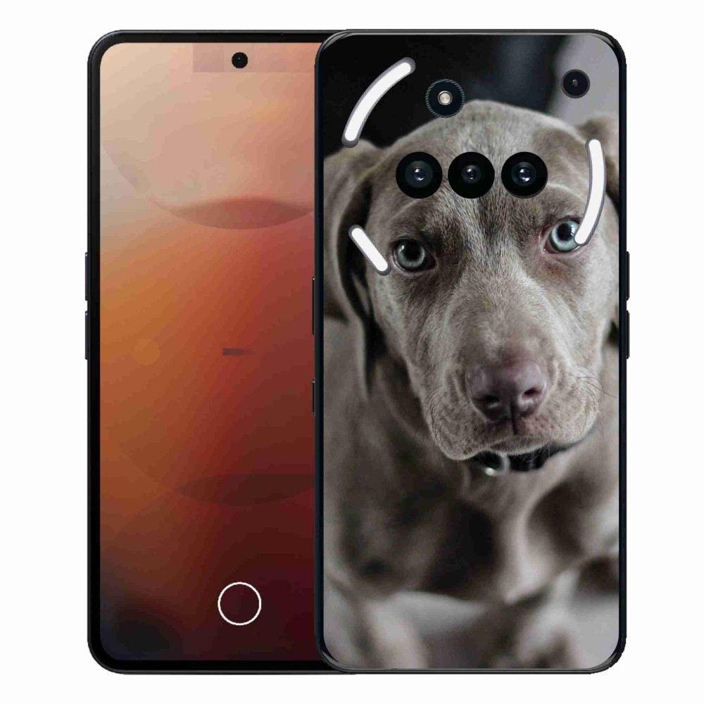 Gelový kryt mmCase na Nothing Phone (3a) - výmarský ohař