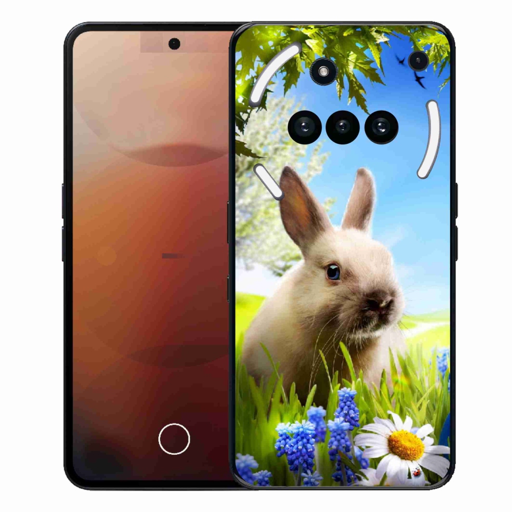 Gelový kryt mmCase na Nothing Phone (3a) - zajíček