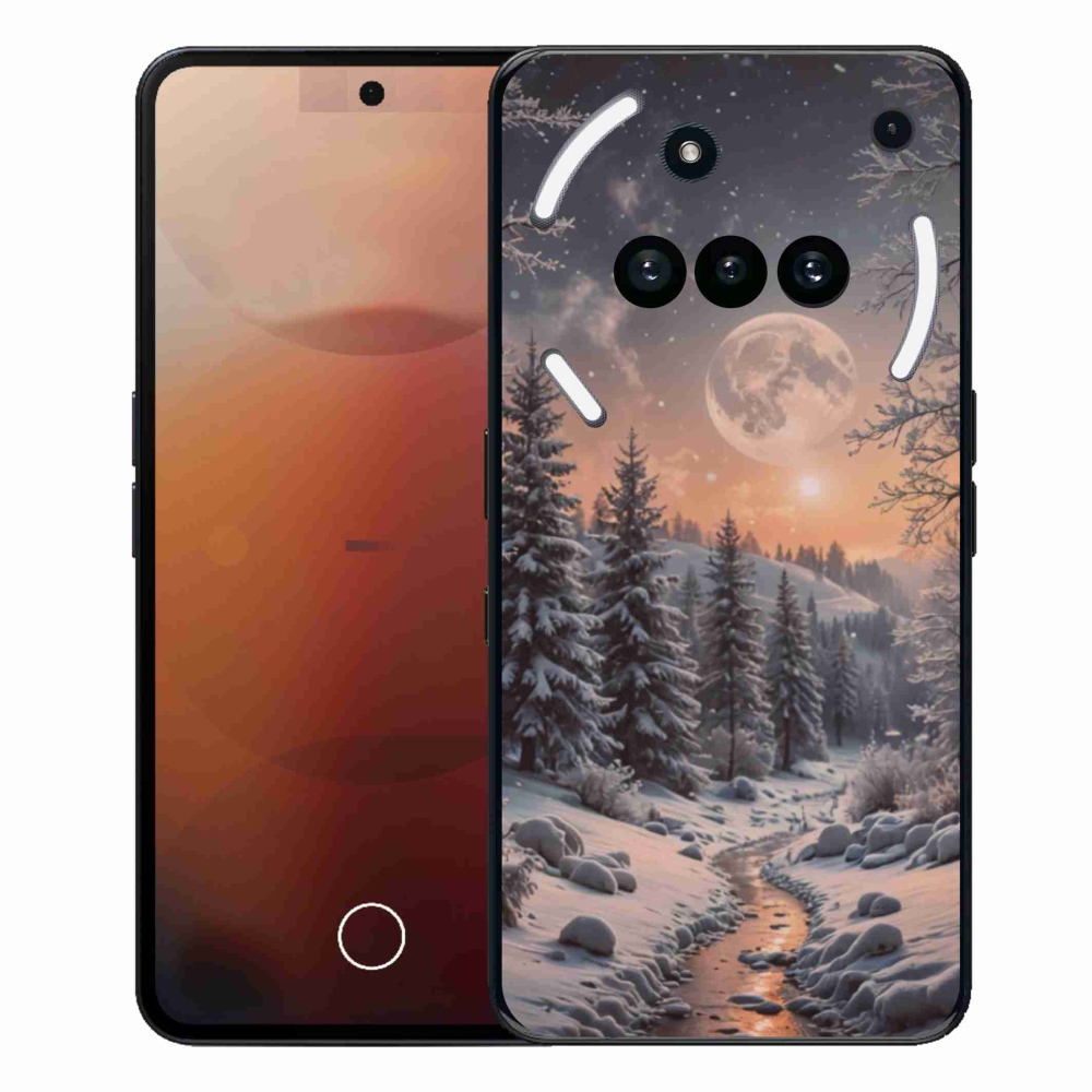 Gelový kryt mmCase na Nothing Phone (3a) - zimní krajina 2