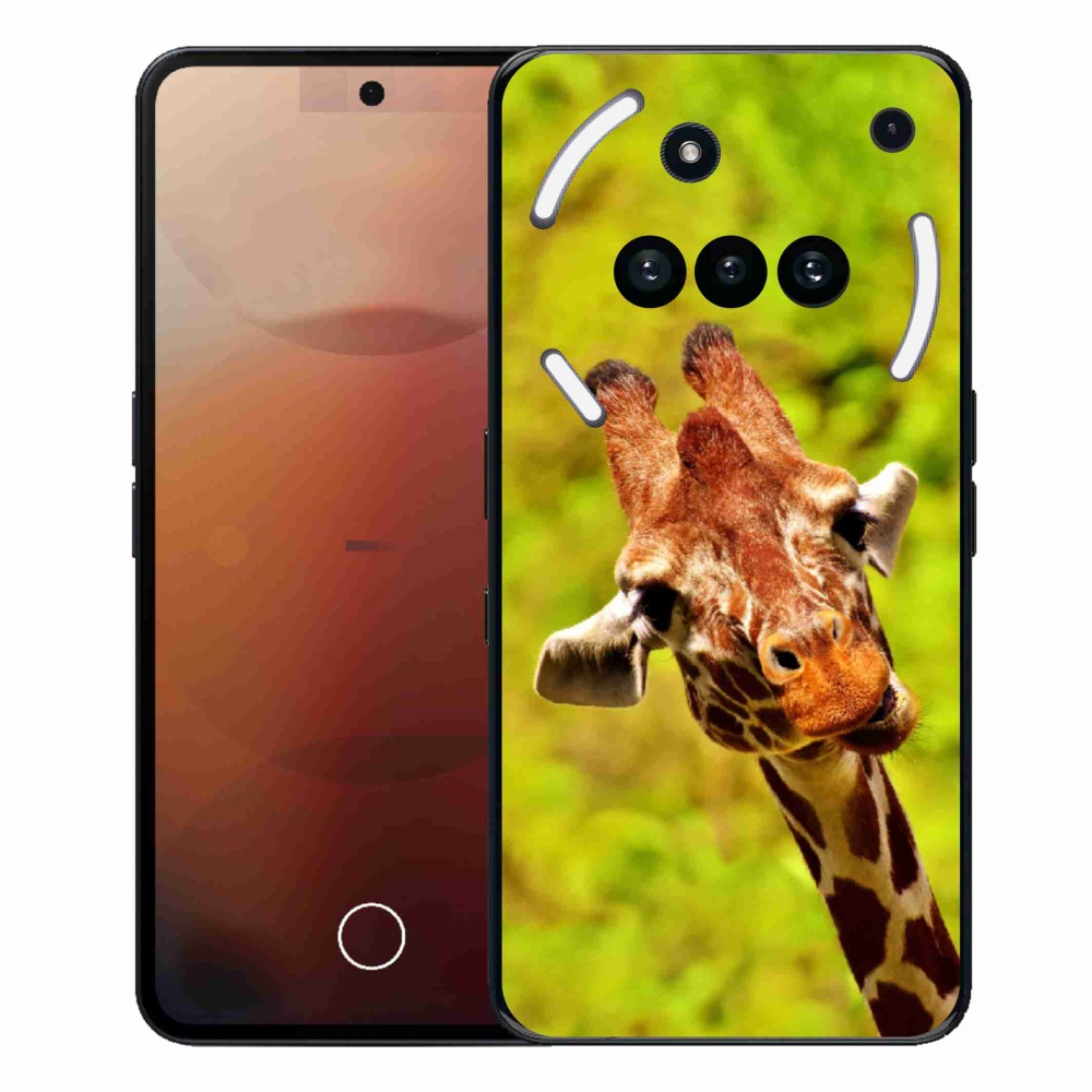 Gelový kryt mmCase na Nothing Phone (3a) - žirafa