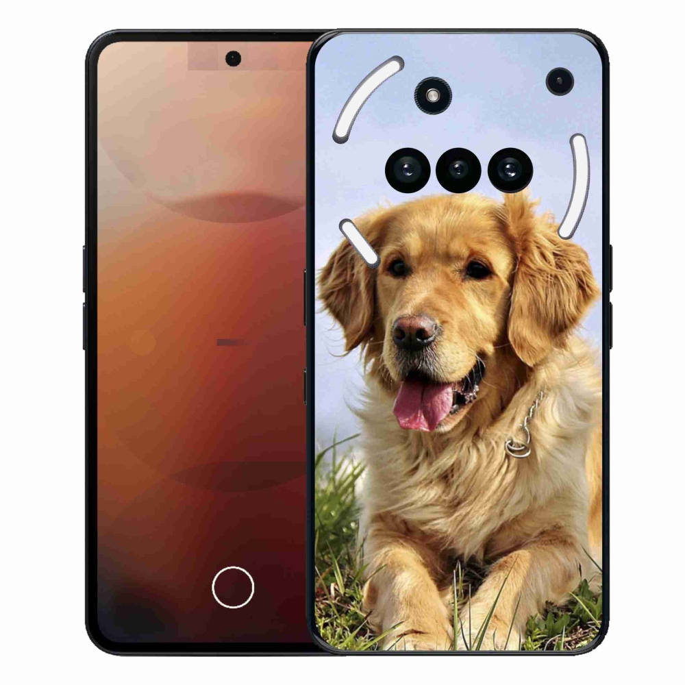 Gelový kryt mmCase na Nothing Phone (3a) - zlatý retrívr