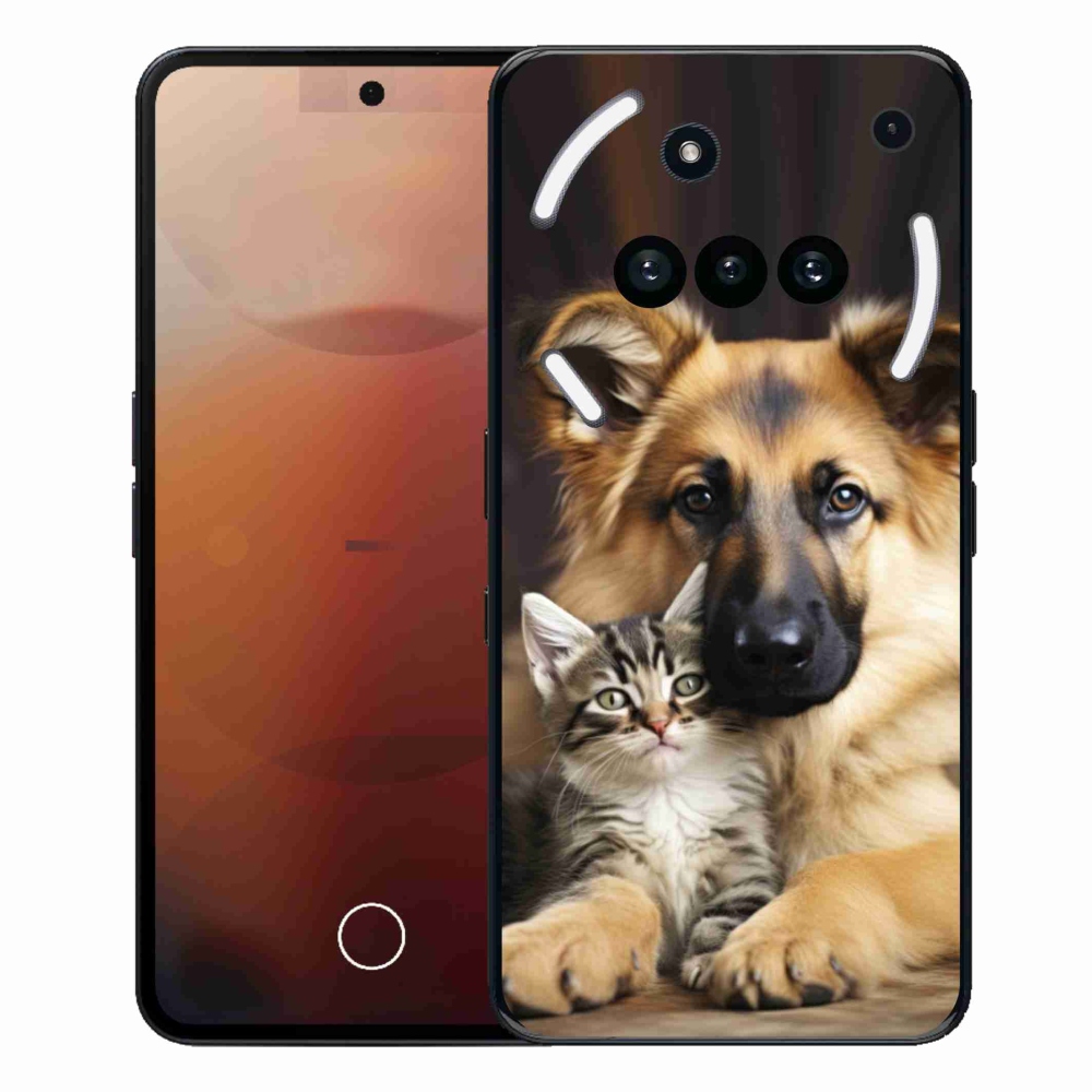 Gelový kryt mmCase na Nothing Phone (3a) - zvířecí přátelství