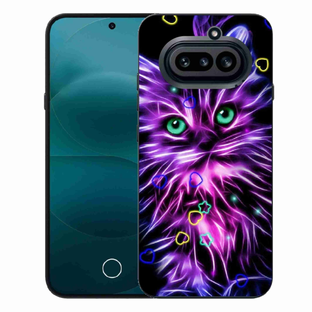 Gelový kryt mmCase na Nothing Phone (4a) - abstraktní kočka
