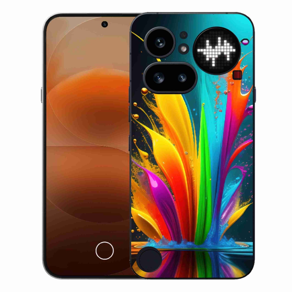 Gelový kryt mmCase na Nothing Phone (4a) - abstraktní motiv 1