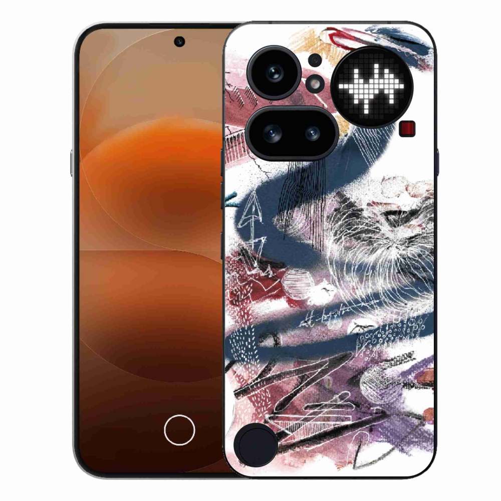 Gelový kryt mmCase na Nothing Phone (4a) - abstraktní motiv 28