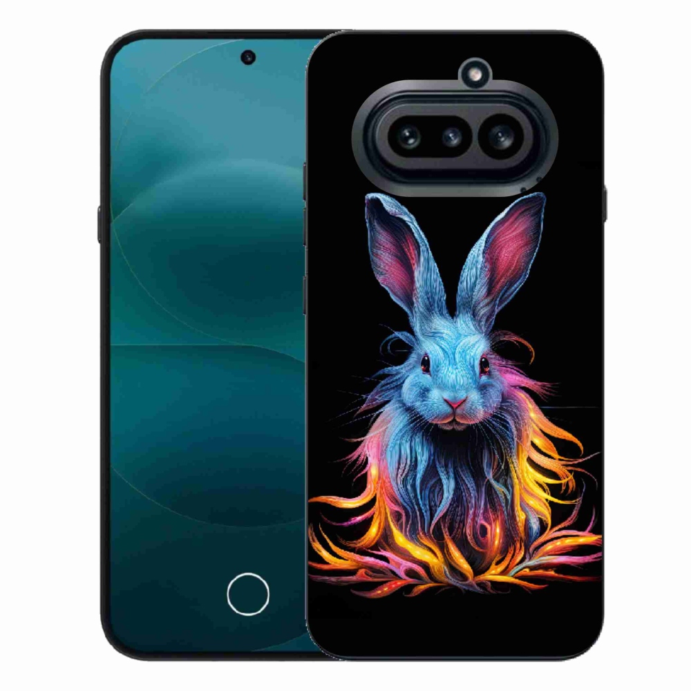 Gelový kryt mmCase na Nothing Phone (4a) - abstraktní zajíc