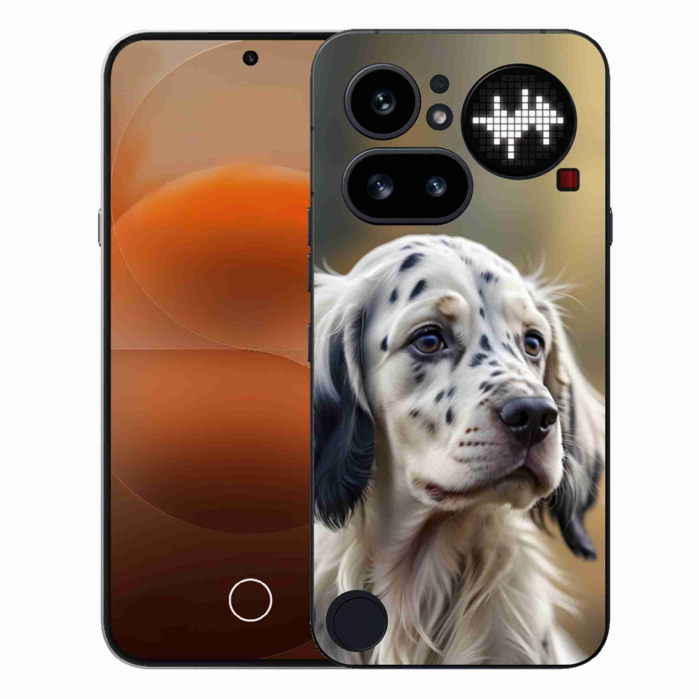 Gelový kryt mmCase na Nothing Phone (4a) - anglický setr