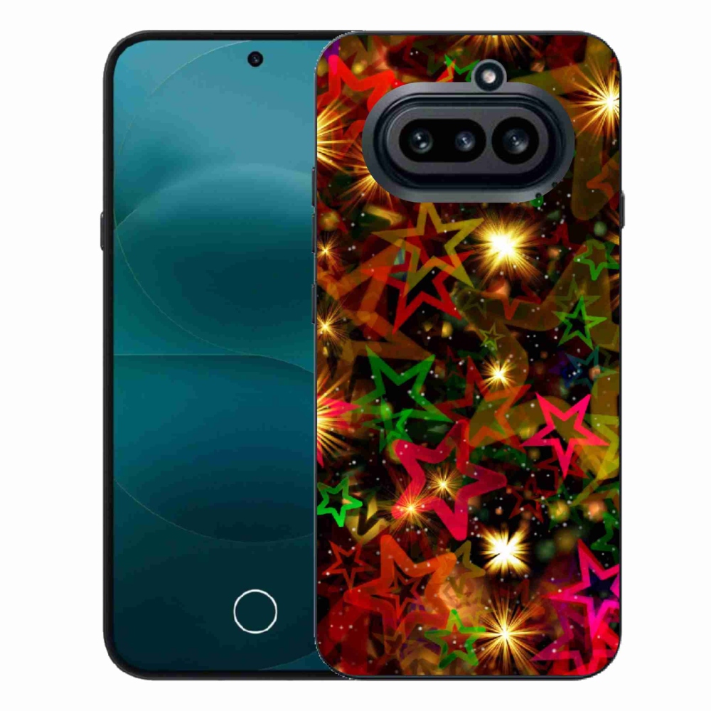 Gelový kryt mmCase na Nothing Phone (4a) - barevné hvězdičky