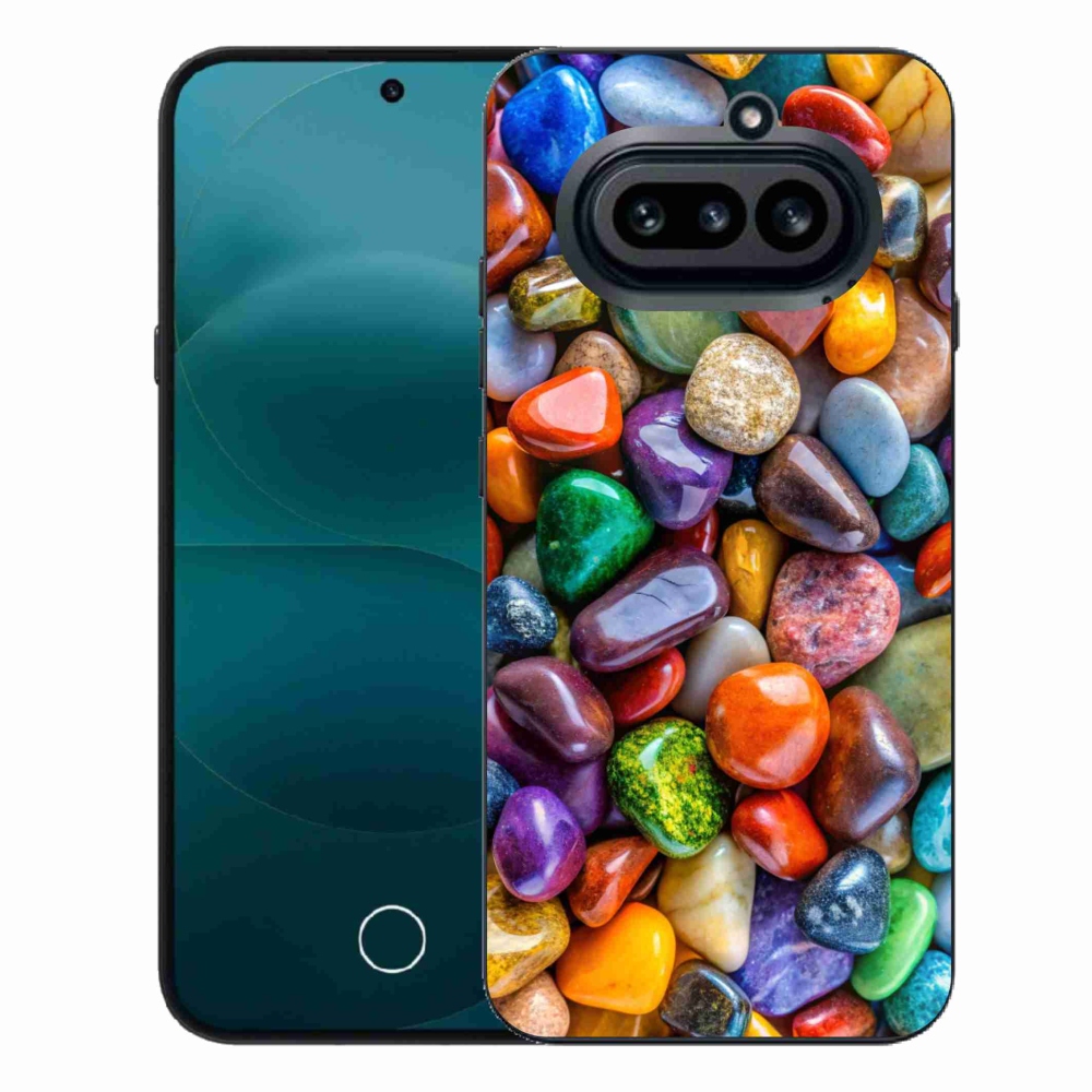 Gelový kryt mmCase na Nothing Phone (4a) - barevné kamínky