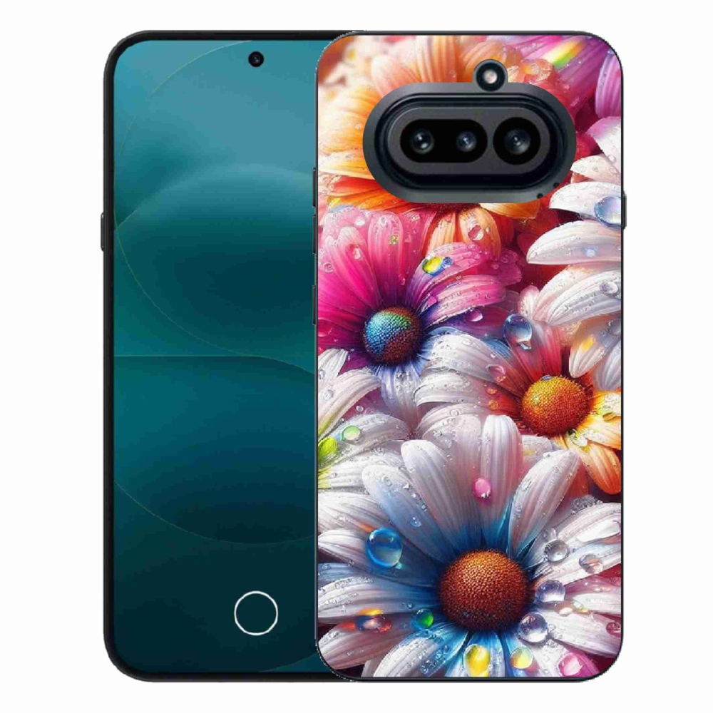 Gelový kryt mmCase na Nothing Phone (4a) - barevné kopretiny