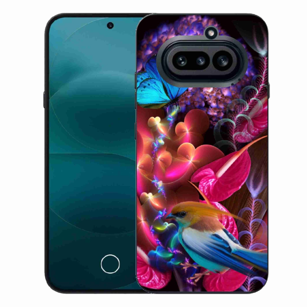 Gelový kryt mmCase na Nothing Phone (4a) - barevné květiny