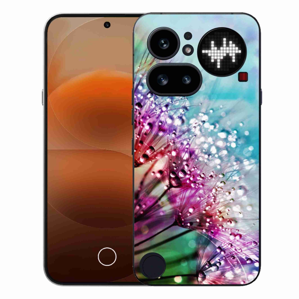 Gelový kryt mmCase na Nothing Phone (4a) - barevné květy