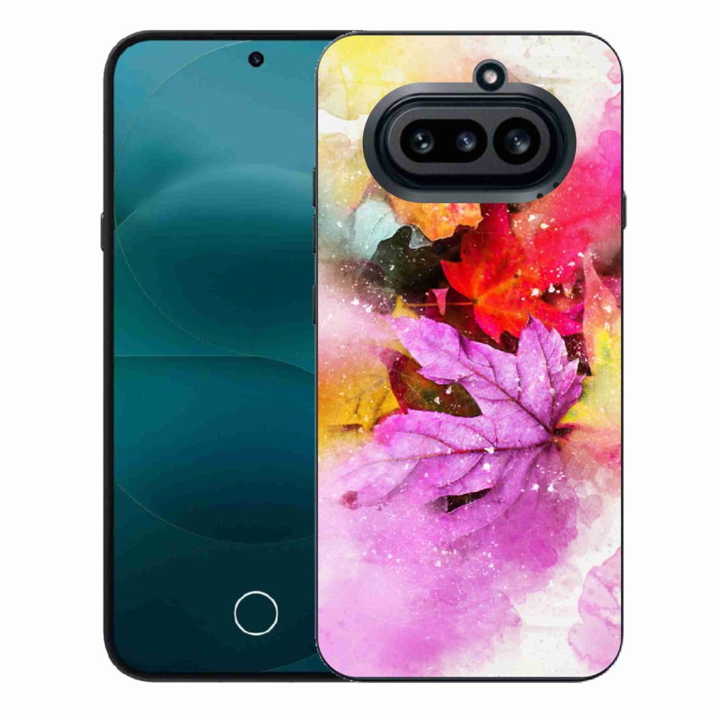 Gelový kryt mmCase na Nothing Phone (4a) - barevné listy
