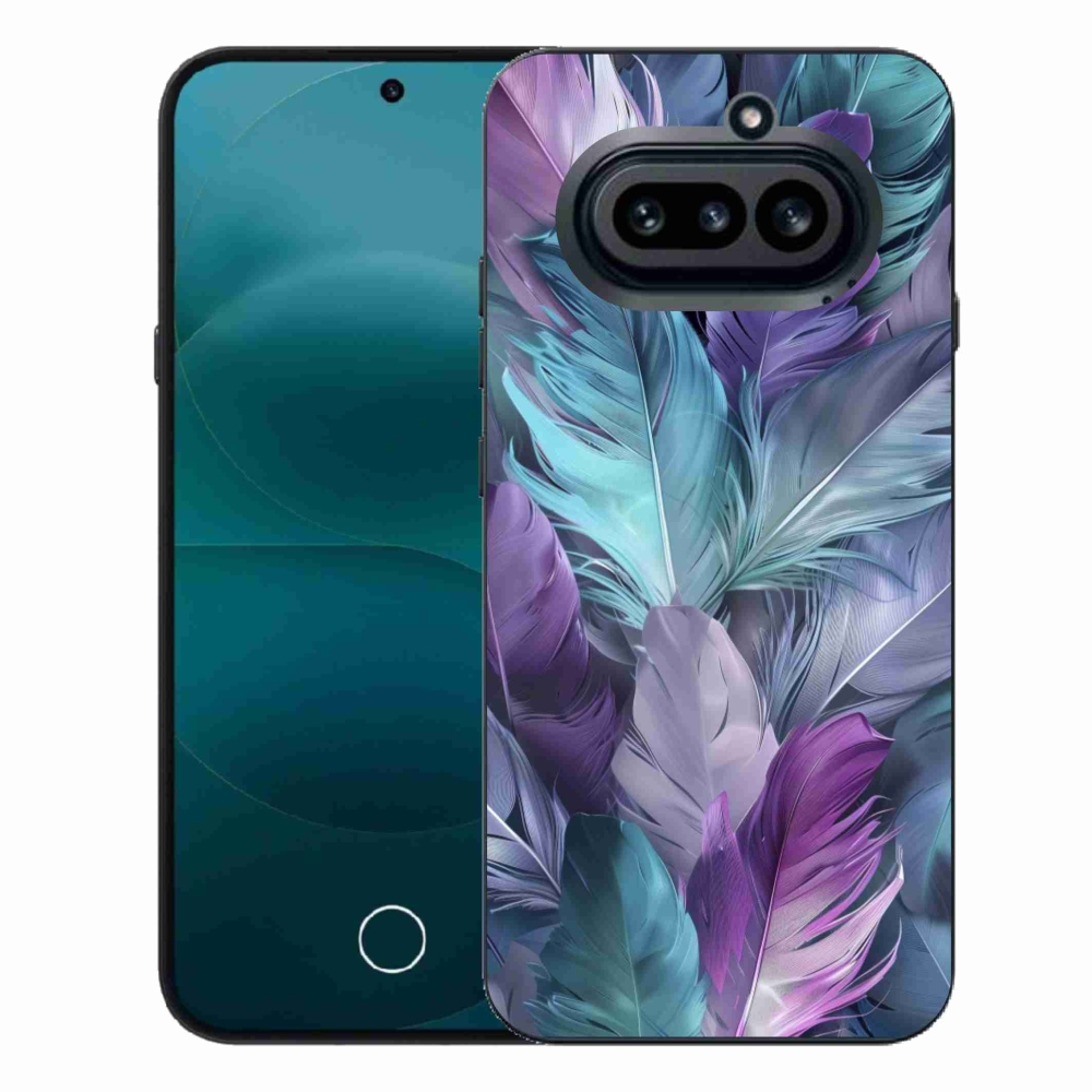 Gelový kryt mmCase na Nothing Phone (4a) - barevné peří 2