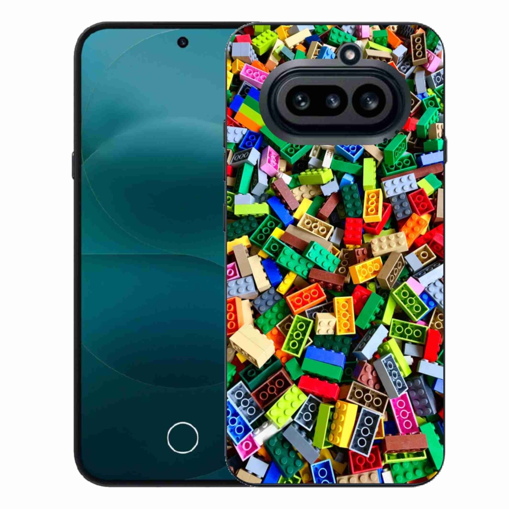 Gelový kryt mmCase na Nothing Phone (4a) - barevné stavební kostky