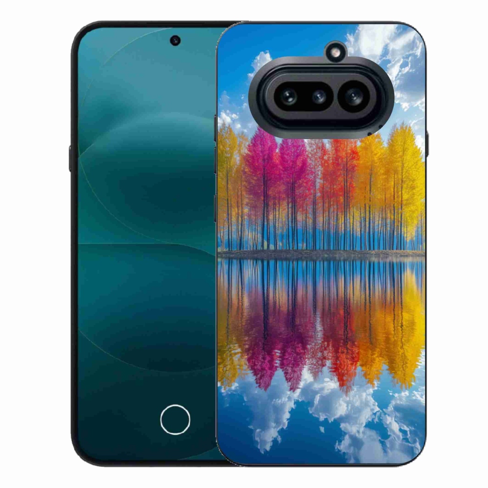 Gelový kryt mmCase na Nothing Phone (4a) - barevné stromy