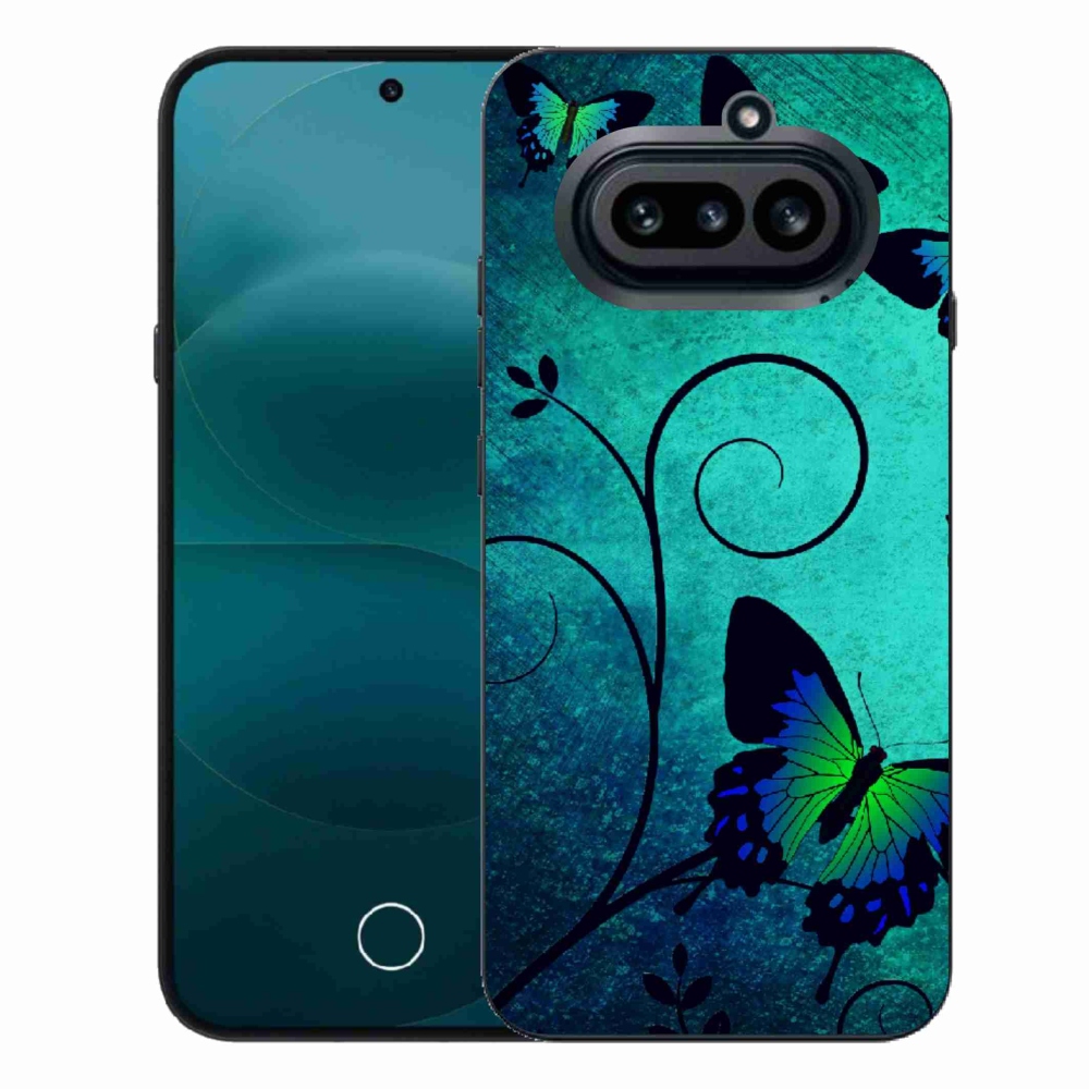 Gelový kryt mmCase na Nothing Phone (4a) - barevní motýli