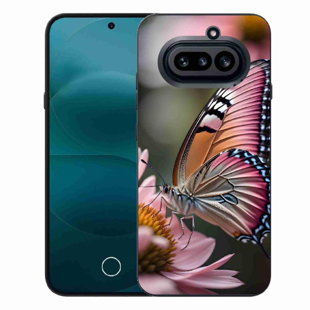 Gelový kryt mmCase na Nothing Phone (4a) - barevný motýl