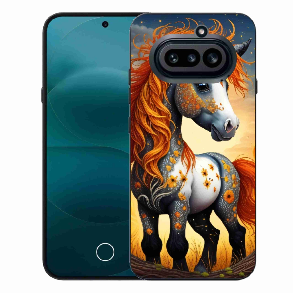 Gelový kryt mmCase na Nothing Phone (4a) - barevný poník