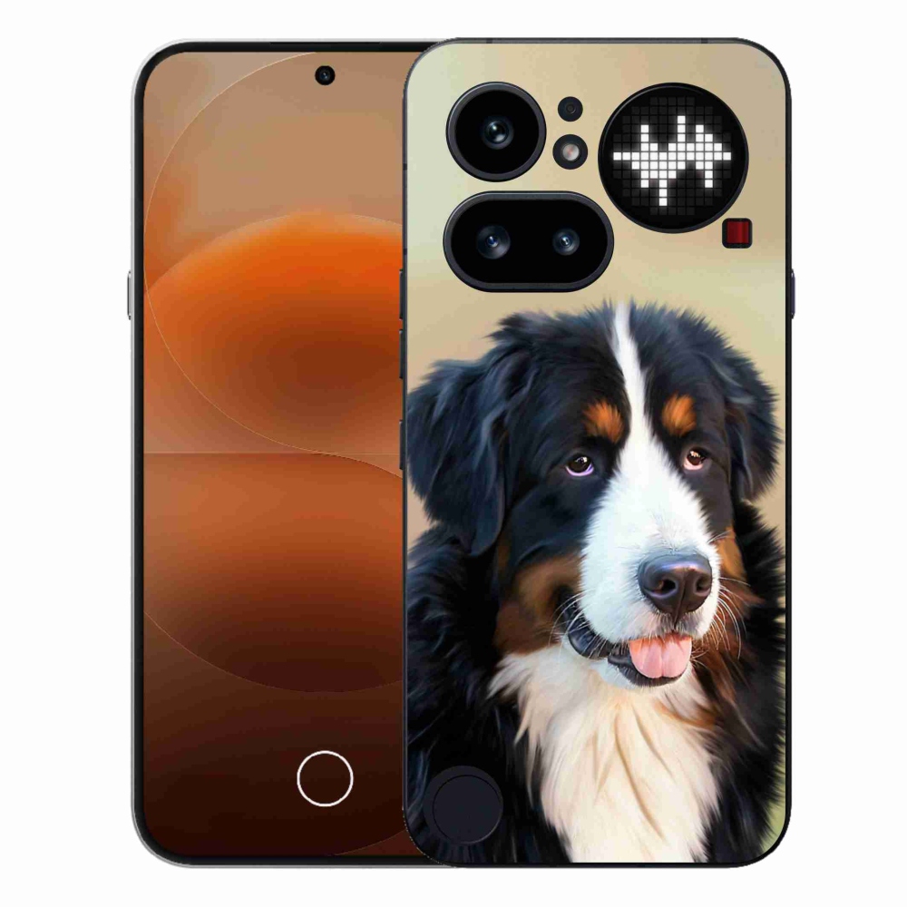 Gelový kryt mmCase na Nothing Phone (4a) - bernský salašnický pes