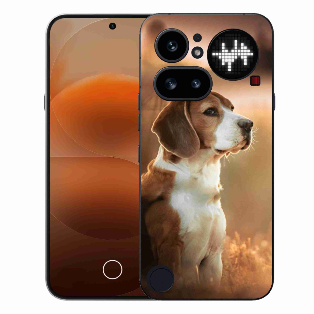 Gelový kryt mmCase na Nothing Phone (4a) - bígl