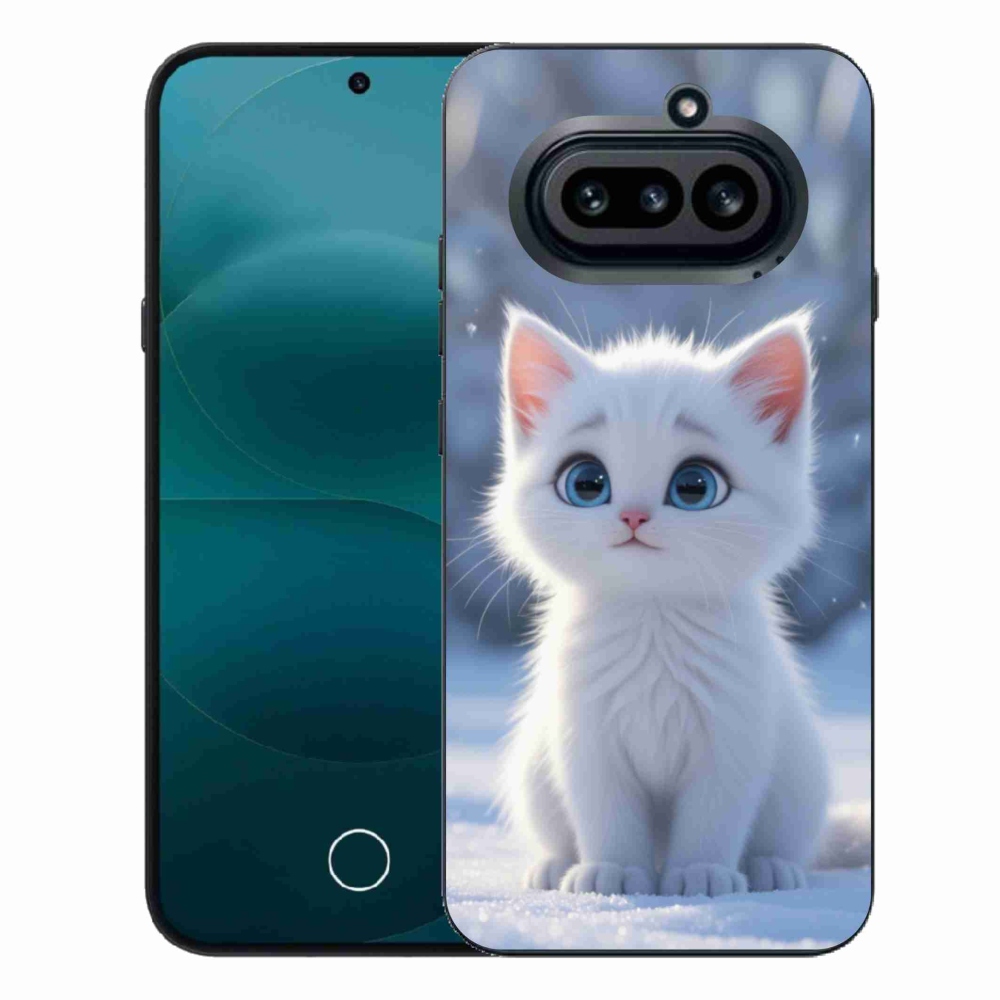 Gelový kryt mmCase na Nothing Phone (4a) - bílé kotě 3